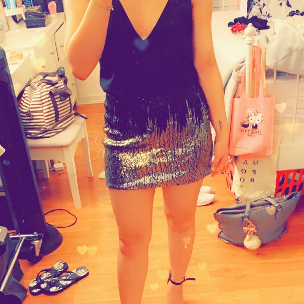 Sequin Skirt